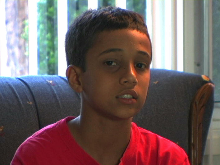 Bhutanese boy talking about speaking English